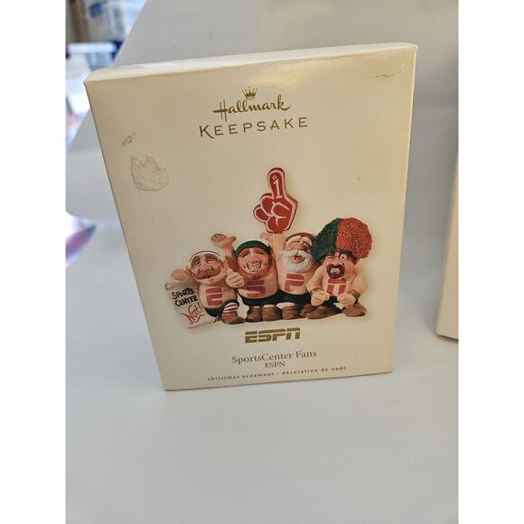 Lot of 3 Hallmark Keepsake ESPN Ornaments, 2007, 2008, 2009 - Picture 2 of 6